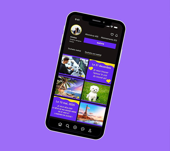 Fonctionnalités Bucky app